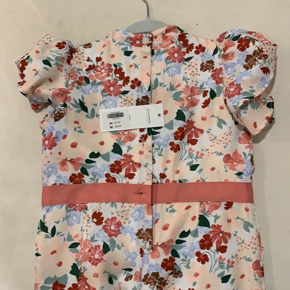 NWT Janie & Jack beautiful pink floral jumpsuit 18-24 mo. - Picture 3 of 6